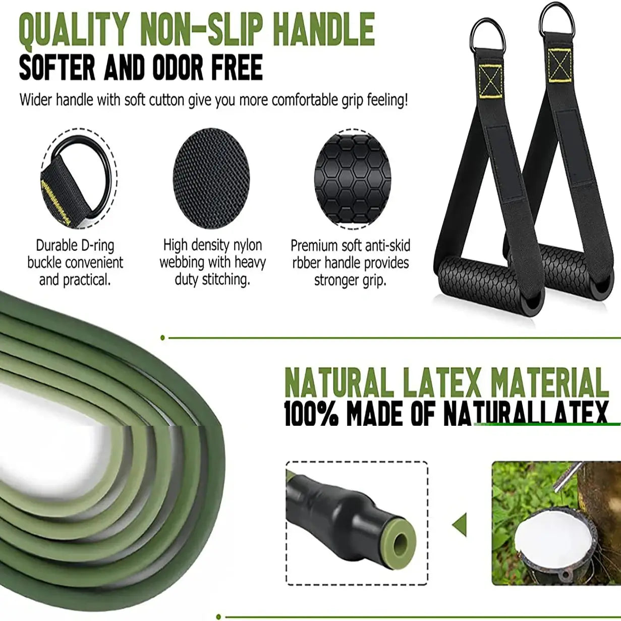Resistance Band Set –For full Body Workout Rubber Band