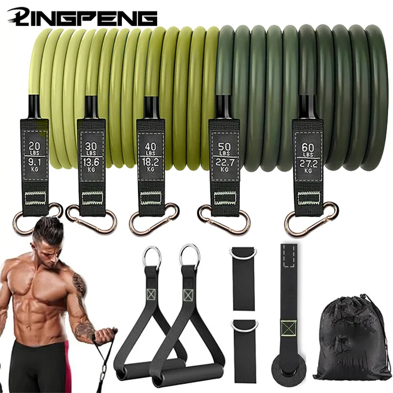 Resistance Band Set –For full Body Workout Rubber Band