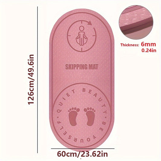 Skipping Rope Mat – Quiet Jumping Pad for Indoor