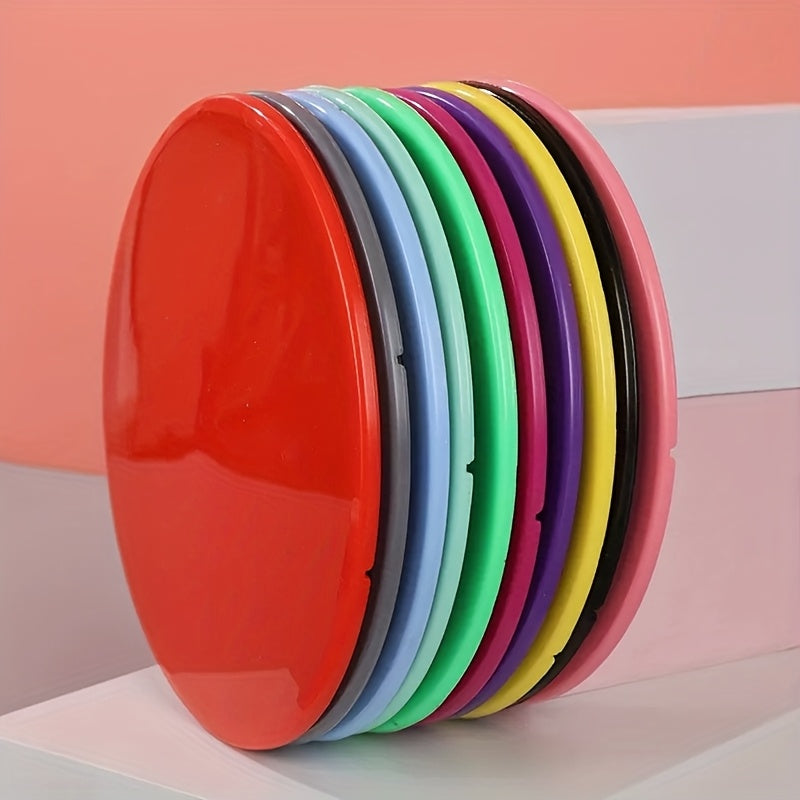 2 Non-Slip Core Sliders – Compact Ab & Leg Workout Discs