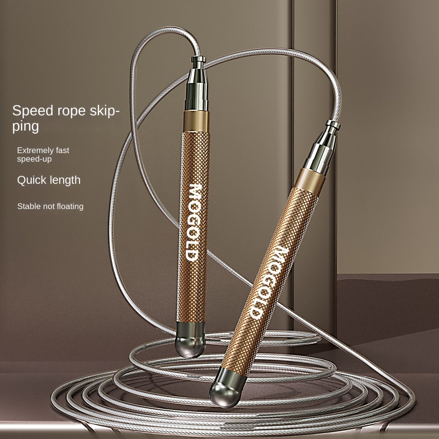 MOGOLD CrossFit Jump Rope – Speed Rope for Fast Cardio